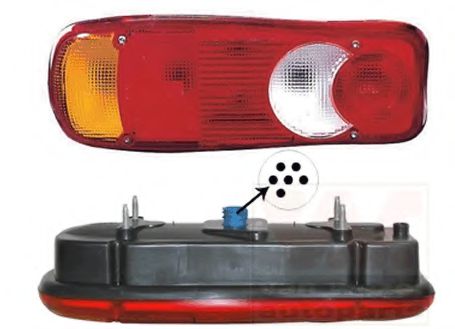 1651935 Lampa spate VAN WEZEL 