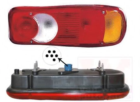 1651936 Lampa spate VAN WEZEL 
