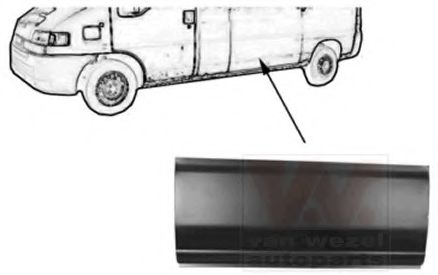 1747107 Panou lateral VAN WEZEL 