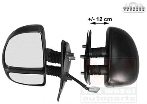 1747817 Oglinda exterioara VAN WEZEL 
