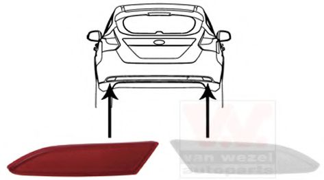 1945939 Reflector VAN WEZEL 