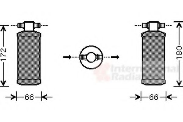 2500D184 uscator,aer conditionat VAN WEZEL 