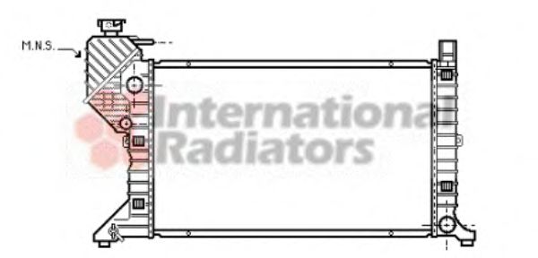 30002300 Radiator, racire motor VAN WEZEL 