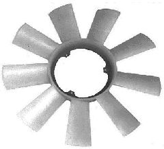 3075741 Paleta ventilator, racire motor VAN WEZEL 
