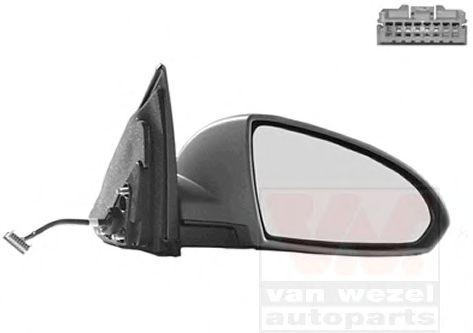3352818 Oglinda exterioara VAN WEZEL 