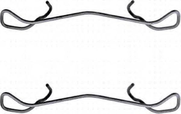 8DZ 355 201-681 Set accesorii, etrier frana HELLA 