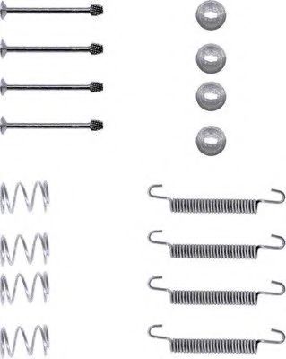 8DZ 355 201-731 set accesorii, saboti frana parcare HELLA 