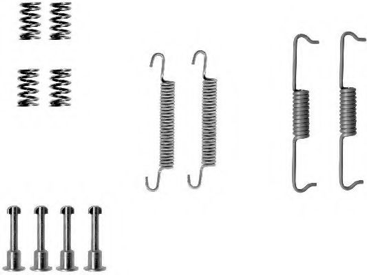 8DZ 355 201-871 set accesorii, saboti frana parcare HELLA 