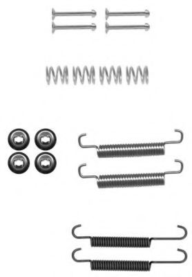 8DZ 355 202-031 set accesorii, saboti frana parcare HELLA 