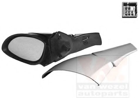 3766807 Oglinda exterioara VAN WEZEL 