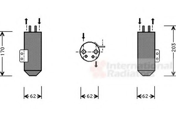 4000D020 uscator,aer conditionat VAN WEZEL 