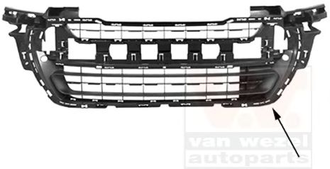 4014599 Grila ventilatie, bara protectie VAN WEZEL 