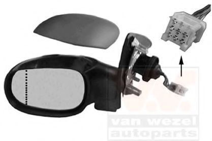 4028807 Oglinda exterioara VAN WEZEL 