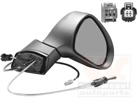 4029804 Oglinda exterioara VAN WEZEL 