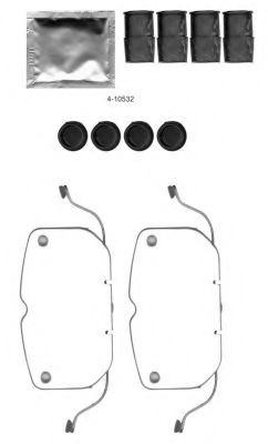 8DZ 355 205-071 Set accesorii, etrier frana HELLA 