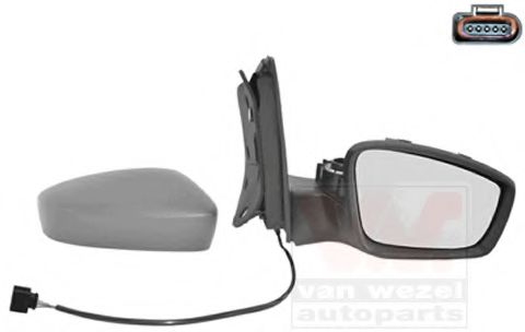 5701808 Oglinda exterioara VAN WEZEL 