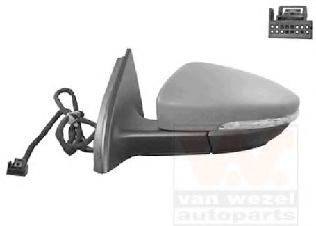 5740807 Oglinda exterioara VAN WEZEL 