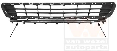 5766599 Grila ventilatie, bara protectie VAN WEZEL 
