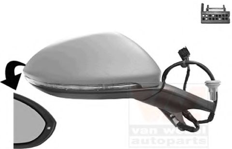 5766808 Oglinda exterioara VAN WEZEL 