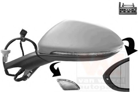 5766827 Oglinda exterioara VAN WEZEL 