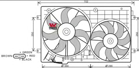 Ventilator, radiator