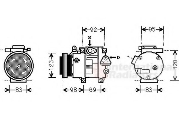 8200K239 Compresor, climatizare VAN WEZEL 