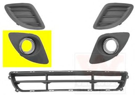 8353594 Grila ventilatie, bara protectie VAN WEZEL 
