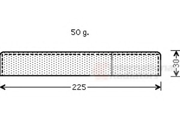 9900D125 uscator,aer conditionat VAN WEZEL 