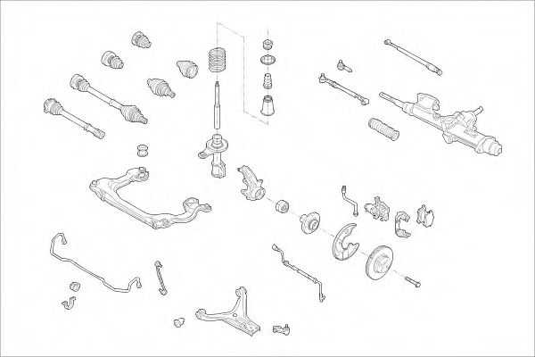 MO05057VA Suspensie roata MONROE 