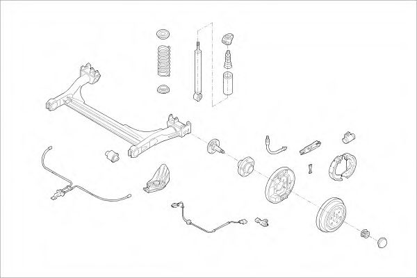 MO17321HA Suspensie roata MONROE 