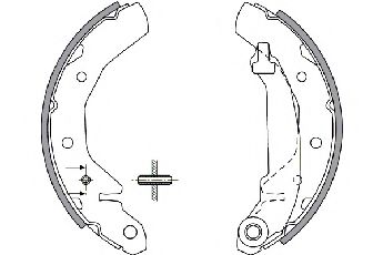 33666 Set saboti frana SPIDAN 