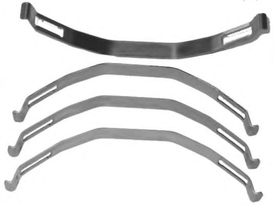 set placute frana,frana disc 2
