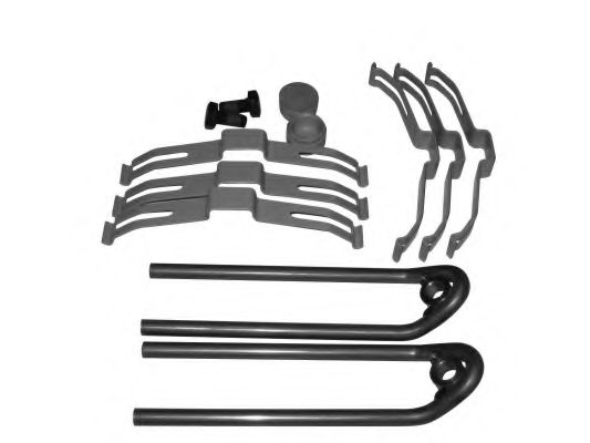 set placute frana,frana disc 2