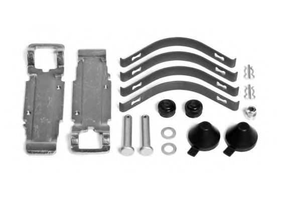 set placute frana,frana disc 2