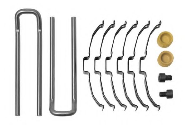 set placute frana,frana disc 2