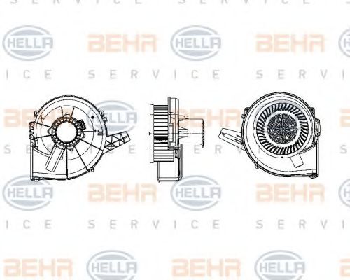 8EW 009 157-111 Ventilator, habitaclu HELLA 