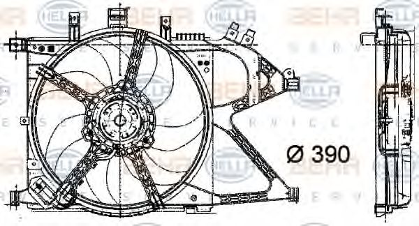 Ventilator, radiator