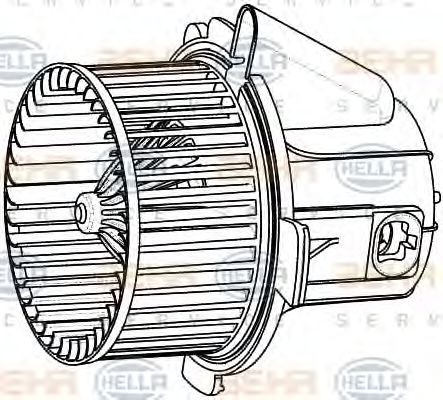 8EW 009 157-541 Ventilator, habitaclu HELLA 