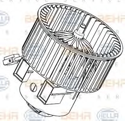 8EW 351 040-271 Ventilator, habitaclu HELLA 