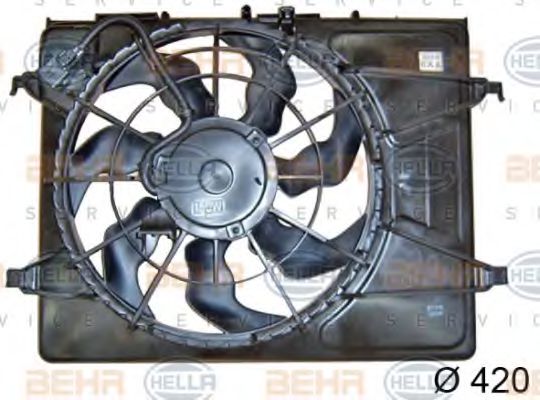 8EW 351 042-761 Ventilator, radiator HELLA 