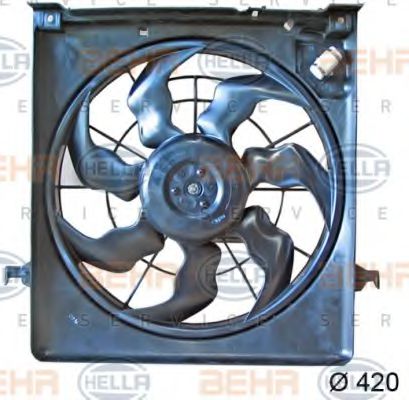 8EW 351 042-791 Ventilator, radiator HELLA 