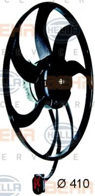 8EW 351 043-291 Ventilator, radiator HELLA 