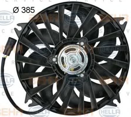 8EW 351 043-721 Ventilator, radiator HELLA 