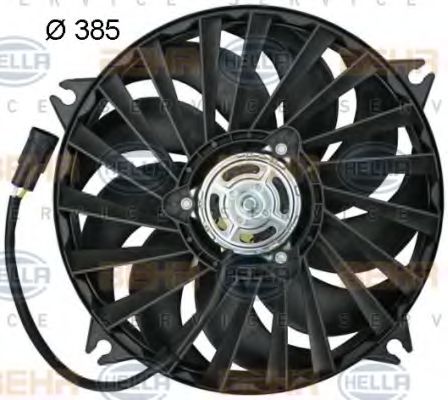 8EW 351 043-731 Ventilator, radiator HELLA 