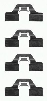 82037300 Set accesorii, placute frana TEXTAR 