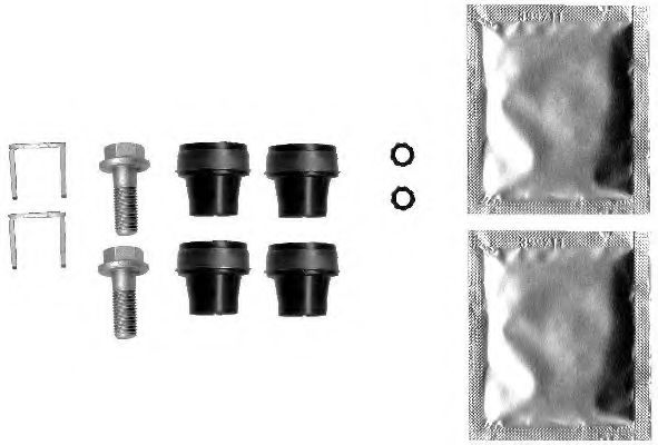 82063700 Set accesorii, etrier frana TEXTAR 