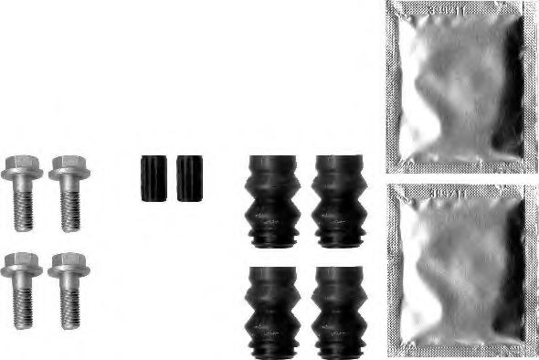 82063800 Set accesorii, etrier frana TEXTAR 