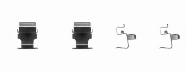 82501800 Set accesorii, placute frana TEXTAR 