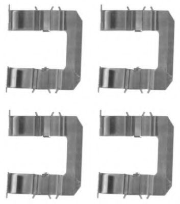 Set accesorii, placute frana