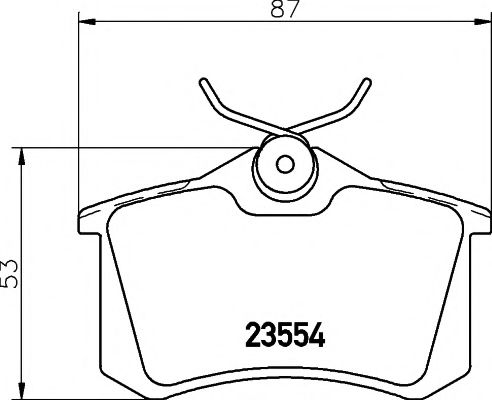 Set frana, frana disc 2